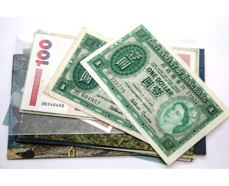Mixed Hong Kong banknotes and postcards. P&amp;P Group 1 (£14+VAT for the first lot and £1+VAT for subsequent lots) 