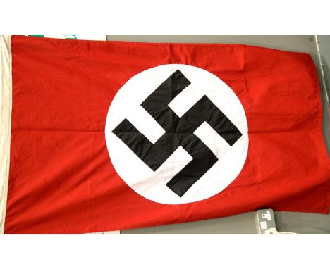 Third Reich type German SA flag, stamped Sturmabteilung Munchen and dated 1934, 150 x 88 cm. P&amp;P Group 2 (£18+VAT for the