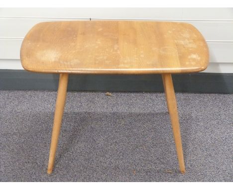 Ercol retro light elm coffee table W68 x D43 x H45cm