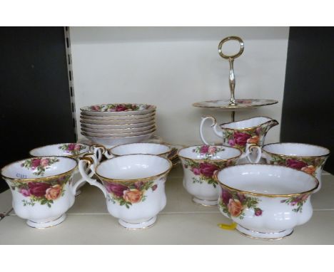 Royal Albert Old Country Roses part tea service