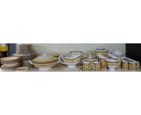 Royal Worcester Versailles pattern dinner and tea ware, approximately 80 pieces
