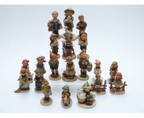 A group of 20 Goebel Hummell figures 