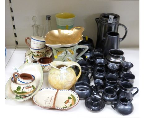 Retro ceramics including Shelley, Carltonware, Beswick etc