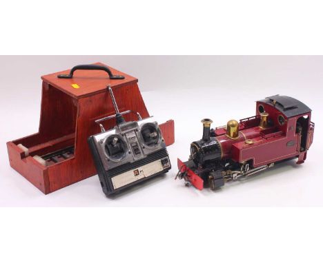 Roundhouse Models of Doncaster G gauge 45mm "Lady Anne" Freelance 0-6-0 tank loco, butane fired, using FG burner, outside fra