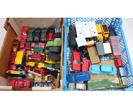6 boxes containing a collection of modern issue diecast to include; Matchbox Dinky Collection 1950 Ford E Van, Matchbox Model