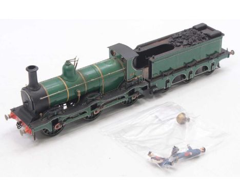 Slaters Midland Railway Johnson 2F in lined green livery, no.637, fitted with good levels of backhead detail, wire brake rodd