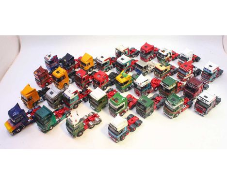 Corgi Toys 1/50 scale group of 33 loose modern issue diecast haulage models to include Volvo FH12 Globetrotter A Wishart &amp