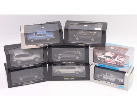 Minichamps, Whitebox, Motormax collection of boxed modern issue diecast to include; Audi TT Roadster 1999, Bentley Continenta
