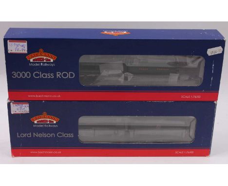 Two Bachmann 00 gauge locos to include a Lord Nelson Class in BR lined green, early emblem, running No. 30854, Howard of Effi