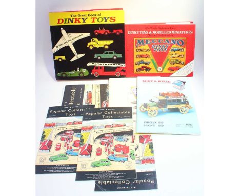 A box containing a quantity of various collectors' catalogues and books to include; Mint and Boxed Summer Catalogue 1989, Hor