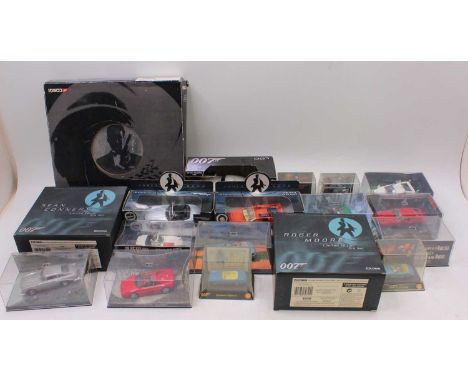 One tray containing various James Bond 007 modern issue die-cast cars to include a Corgi Definitive Bond Collection, James Bo