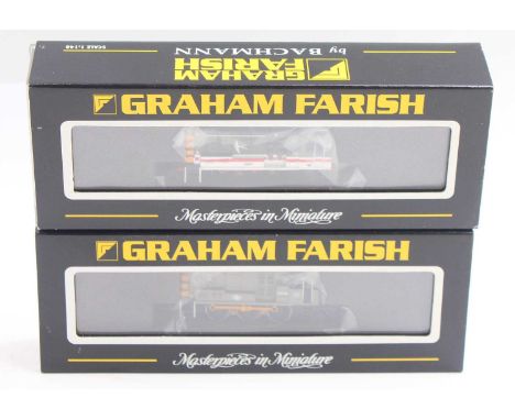 Two N gauge Grahman Farish locos to include a Class 08 in BR departmental Grey livery, no.08648, and a Class 08 in InterCity 