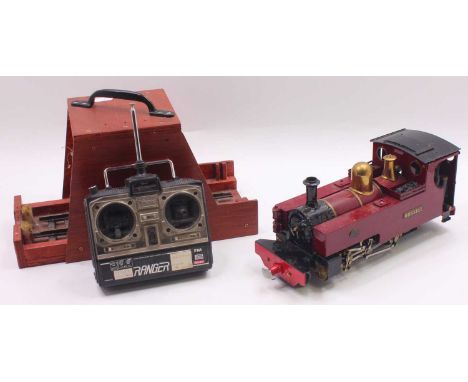 G gauge 45mm Roundhouse Models of Doncaster 2-6-2 Welsh Highland Railway Hunslett steam loco, "Russell", in maroon livery, fi