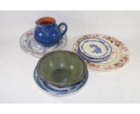 TRAY CONTAINING CERAMIC ITEMS, DOULTON NORFOLK WARE ETC