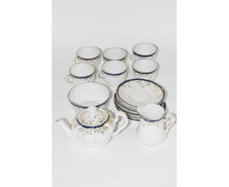 SMALL ENGLISH PORCELAIN TEA SET