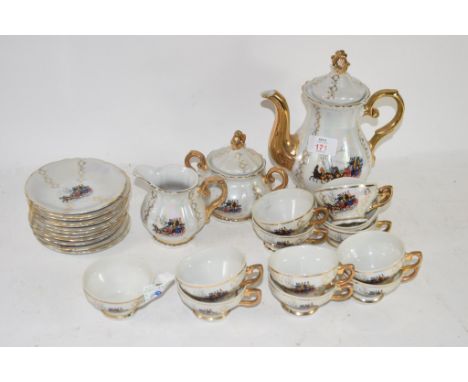 PART TEA SET IN ITALIAN PORCELAIN