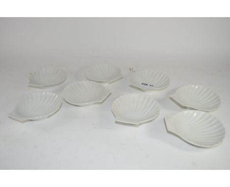 FRENCH PORCELAIN SHELL DISHES