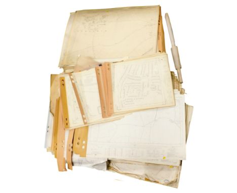 An extensive collection of Ordnance Survey maps, of local interest, scale 1:2500.