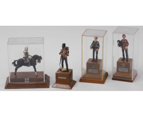 A pair of All The Queen's Men figures, of H.R.H. The Prince of Wales, 1981, one in naval uniform, the other in army uniform, 