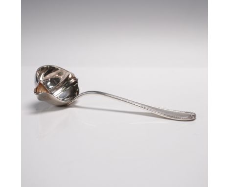 Christofle silver-plated flatware collection in the iconic Malmaison pattern, crafted in France. This collection includes a s