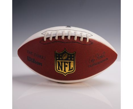 This official Wilson NFL football features the bold clear signature of legendary linebacker John Offerdahl, prominently marke