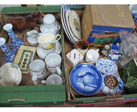 Midwinter 'Wild Oats' Tea Service, of fifteen pieces. Copenhagen, Doulton, Spode and other plates and ceramics, etc:- Two Box