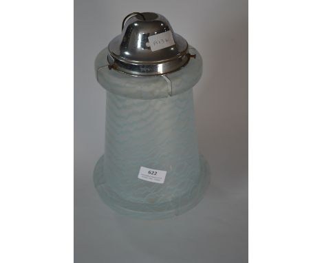 Art Deco Glass Ceiling Light Shade with Gallery 