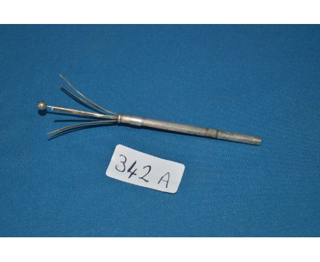 Hallmarked Silver Cocktail Swizzle Stick Approx 6.4g