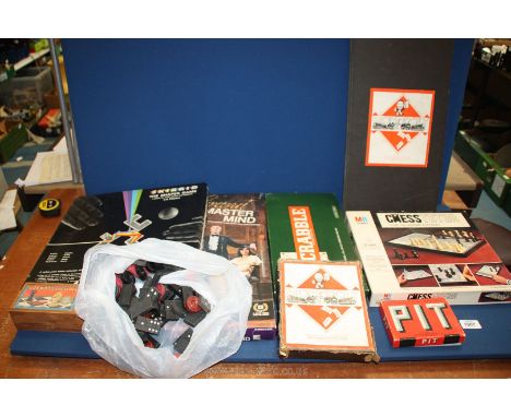 A quantity of games including vintage Monopoly, Chess, Scrabble, etc.