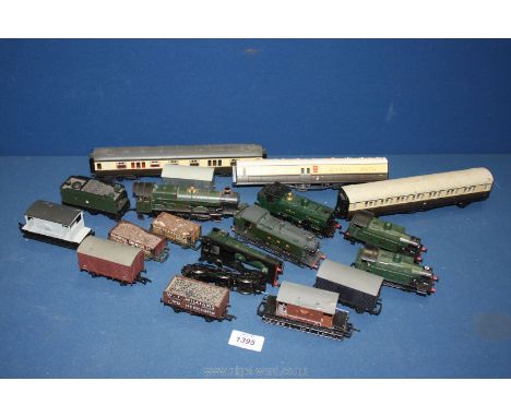 A quantity of '00' gauge locomotive engines by Hornby (models 104 and 105) and Bachmann (models 2294, 9405 and 6704), with ca