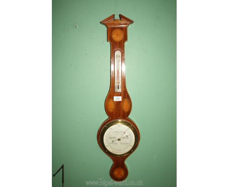A Short &amp; Mason of London Barometer (label on reverse - Townsends Hereford est. 1833).