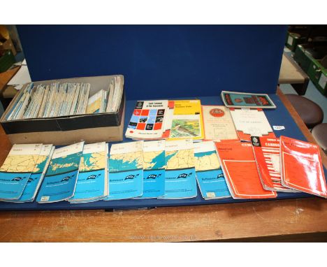 A quantity of Ordnance Survey maps to include South Devon, Warwickshire etc.