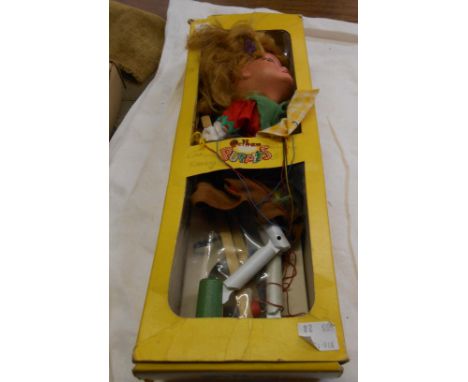 A vintage boxed Pelham Gretel Puppet