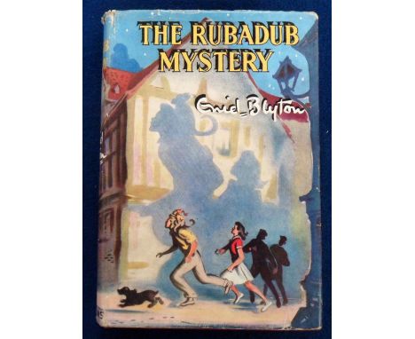 Book, Enid Blyton, The Rubadub Mystery, first edition, first impression of the fourth book in Enid Blyton's 'Barney Mysteries