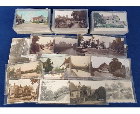 Postcards, Kent, approx. 300 cards of Kent to include some good RPs. Areas include Kennington Lees, Council Cottages Knockhol