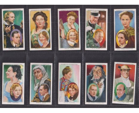 Cigarette cards, Hignett's, two sets, Actors Natural & Character Studies (50 card, vg) & Beauties 'M' size (50 cards, 6 fair,
