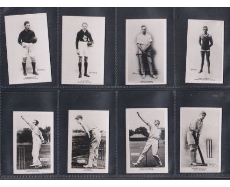 Trade cards, Australia, Pals, Australian Sportsmen, 'M' size (set, 27 cards, some uneven trim & different shades of card, gd)