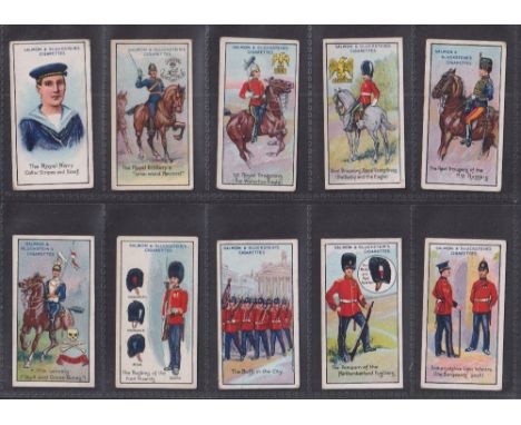 Cigarette cards, Salmon & Gluckstein, Traditions of the Army & Navy (Small Numerals) (set, 25 cards) (some with slight faults
