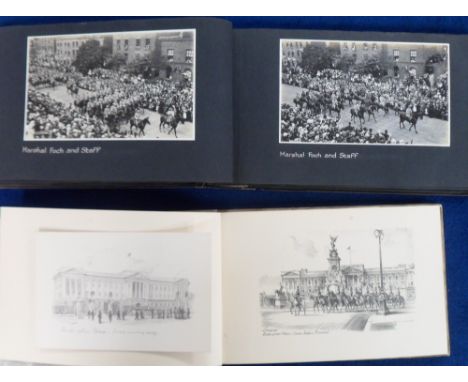Photographs, 1919 Peace Parade, an album containing 44 b/w images of the London Peace Parade held on 18th July 1919, images i
