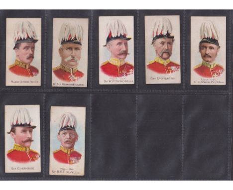 Cigarette cards, Military & Boer War selection, sets, part sets & odds inc. Gallaher The South African Series (92 cards, most
