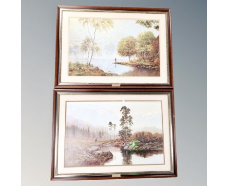 Two J Coulson prints - Silent Majesty and That magic moment , framed.