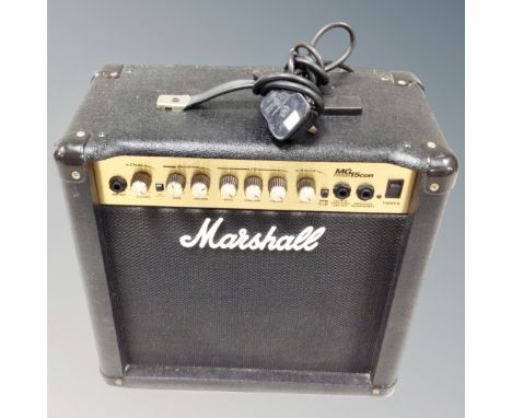 A Marshall MG series 15 CDR guitar amplifier 