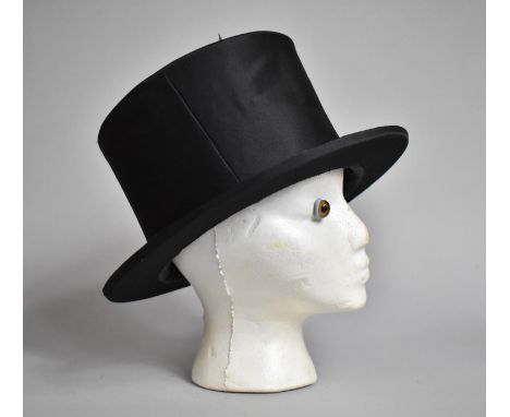 A Vintage Opera Hat, 19.5cms by 16.5cms 