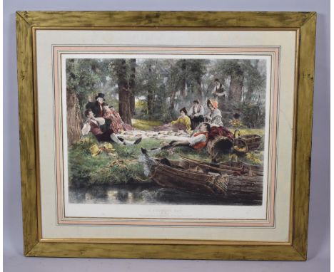 A Framed Print, A Summers Day, 61x45cm 