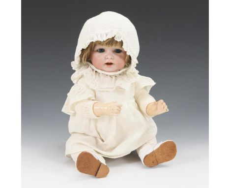 CharakterbabyKämmer &amp; Reinhardt. Gemarkt "K &amp; R Simon &amp; Halbig 122 36". Ab 1912.             Biskuitporzellan, Ma