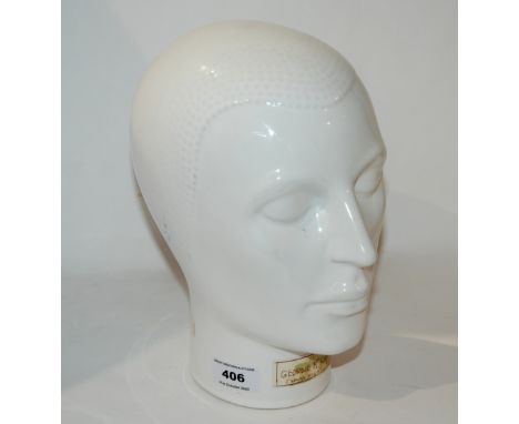 A ceramic head, 29cm high Condition Report: Available upon request