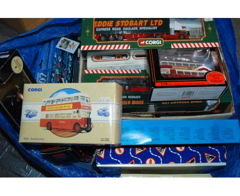 A collection of Exclusive First Editions, Corgi models in original boxes including Eddie Stobart examples Condition Report: A