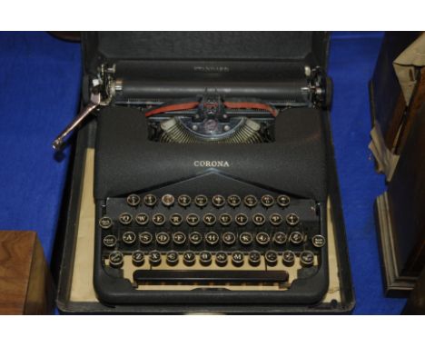 A Corona typewriter in case Condition Report: Available upon request