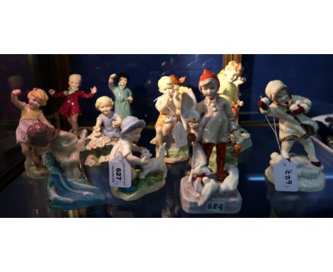 A full set of Royal Worcester Months of the Year figures, modelled by F G Doughty Condition Report: Available upon request
