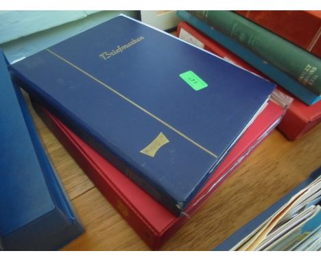 { Group of lots:  147, 148 } 2 albums, 1 with variety of British stamps, the other with First Day Covers
